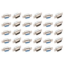 15Pairs 30Pcs Db9 Male and Female Rs232 9 Pin Wire Solder Serial Port Plug3605
