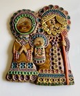 Vintage Ceramica Del Convento Arecena Wall Plaque Hand Made Folk Art Nativity