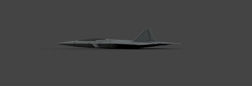 3D Printed 1/144 Scale US F-22C Fifth Generation Fighter Unpainted Model - Picture 4 of 6