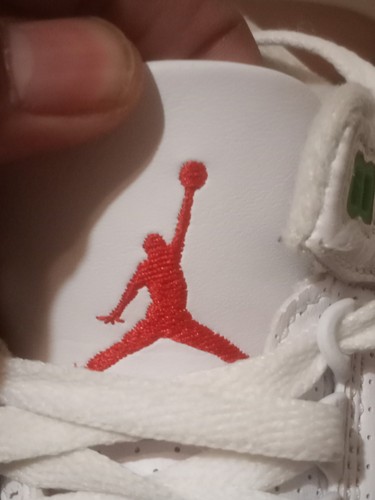 Air Jordan 3 Retro Damenschuhe Größe 6 weiß zementglücklich grün CK9246-136 OG - Bild 6 von 13