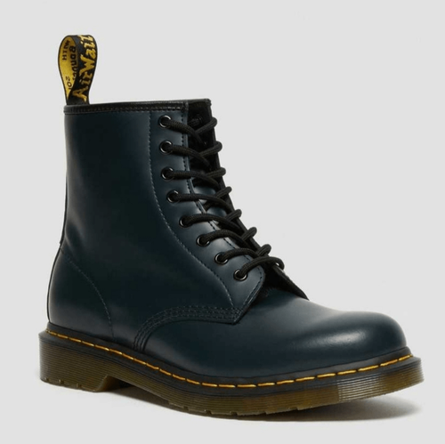 Dr. Martens 1460 Leder Marine Glatt Stiefel Größe 8