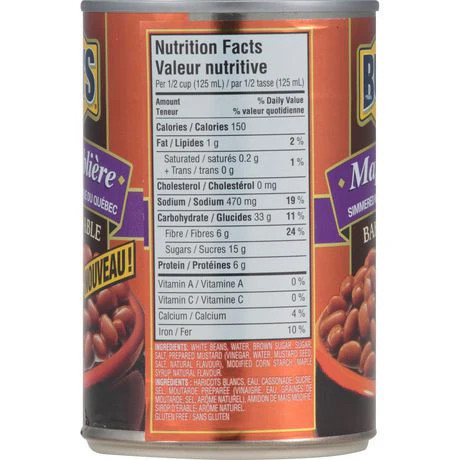 Frijoles horneados Bush's Best estilo arce/jarabe de arce quebec 398 ml/13,5 oz., (12 paquetes) - Imagen 5 de 5