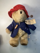 Paddington Bear Plush Doll - 1981 Eden Toys - Red Hat