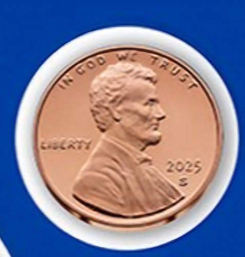 2025-S Gem Proof Lincoln Shield Cent - From US Mint Proof Set