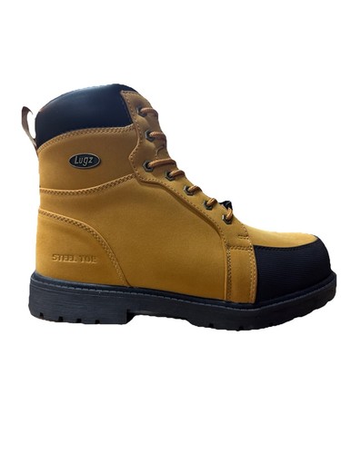 Lugz Work Men's Steel Toe Water Resistant Fortress Work Boots - 10 W - Afbeelding 1 van 4