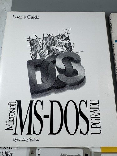 Microsoft MS-DOS 6.22 Upgrade (1994) 3.5” Disks + Manuals – Open Box - Picture 7 of 12
