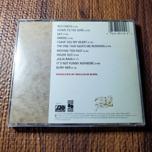 Crash Vegas - Red Earth CD 1989 Rock Atlantic Risqué Disque - Picture 2 of 3