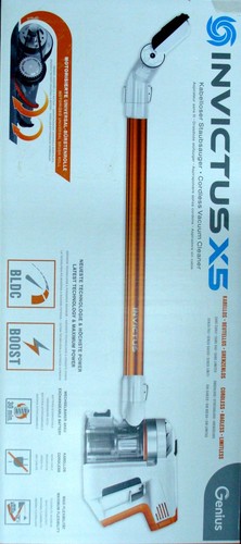 Invictus X5 Akkustaubsauger, 200W, Set 7-tlg., weiß/orange - Bild 14 von 23