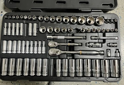 GEARWRENCH 80948 - 76 Pc. 1/4" & 3/8" Drive 12 Pt. Mechanics Tool Set - Image 1 of 2