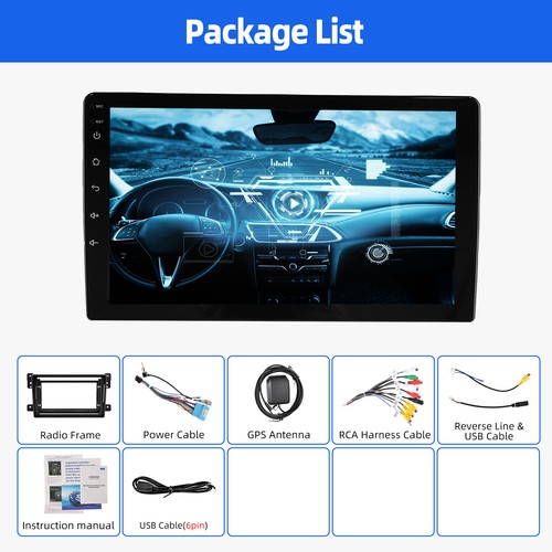 9" Android 14 For Suzuki Grand Vitara 2005-2015 Car Stereo Radio GPS Navi BT 32G - Foto 17 di 17