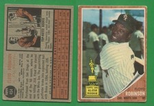 1962 Topps Baseball ~~~ FLOYD ROBINSON ~~~ No. 454 ~~~ FREE S/H ~~