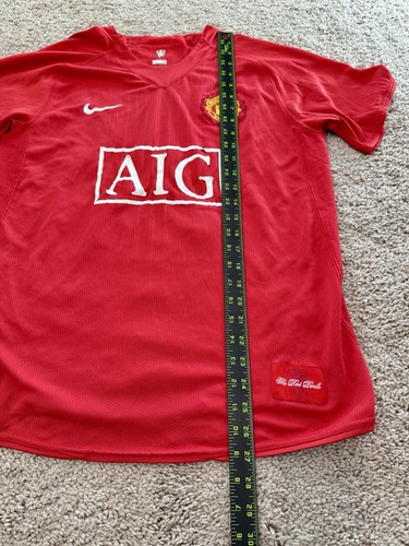 Manchester United Home Football Shirt 2007-2009 Nike Size Medium *Flawed* - Picture 14 of 20