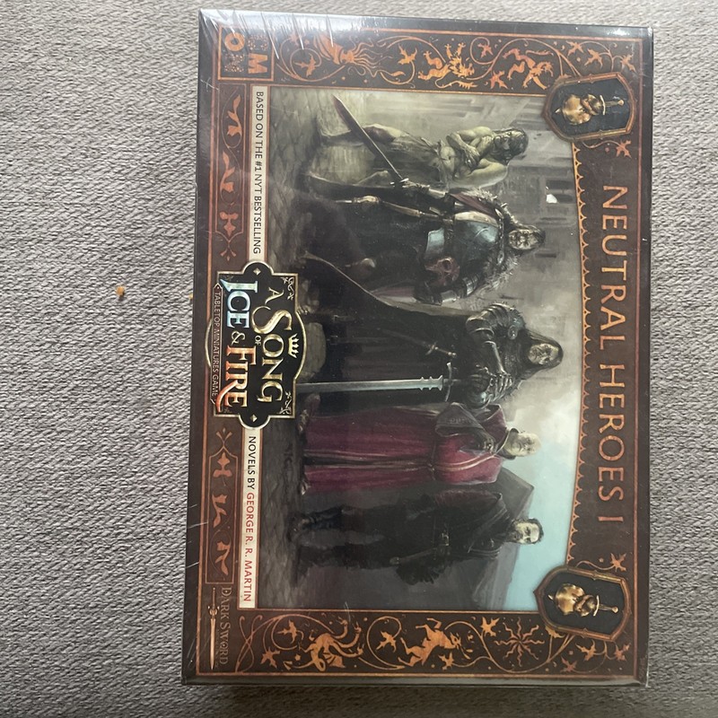 A Song of Ice and Fire (ASOIF) Miniature Game - Neutral Heroes 1