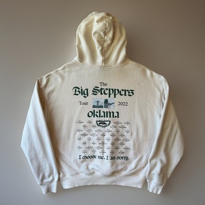 Kendrick Lamar Big Steppers Tour Hoodie Medium Cream Oklama