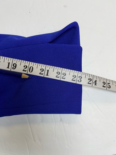 NEW Le Suit Dress Suit Size 10 Two Piece Set Royal Blue Dress And Jacket $240 - Picture 11 of 24