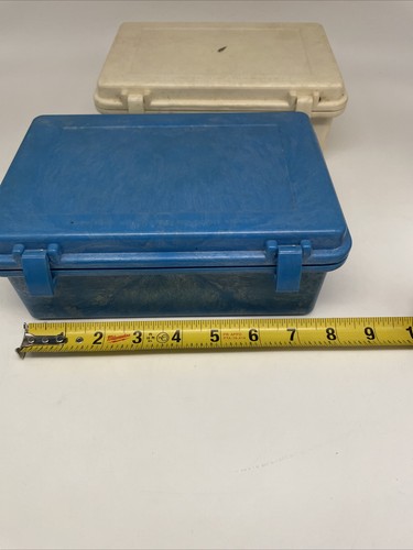 Vintage The Pelican Box Original Early Design pair Case Mirror 8”x 5” + Card - Picture 21 of 22