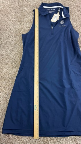 Peter Millar Vestito Donna M Carner Blu Navy Senza Maniche Sport + Skort NUOVO *leggi - Foto 14 di 19