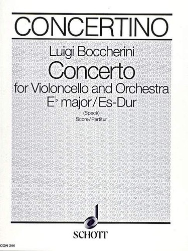 Concerto E flat Major Luigi Boccherini Score Orchestra and Cello Schott Music - Picture 3 of 3
