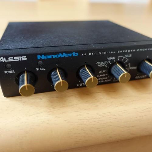 Alesis Nanoverb 18-bit Multi-Effects Processor Digital Reverb Delay Chorus Used - Picture 12 of 12