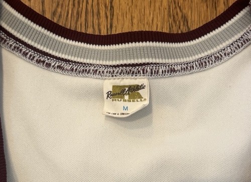 Mississippi State Bulldogs Vintage 80s Game Issue Russell NCAA Basketball Jersey - Picture 3 of 16