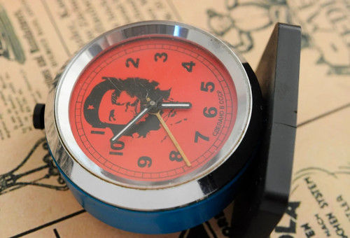 Vintage Mini ALARM Clock RAKETA Ernesto Che Guevara vintage Miniature - Picture 7 of 7