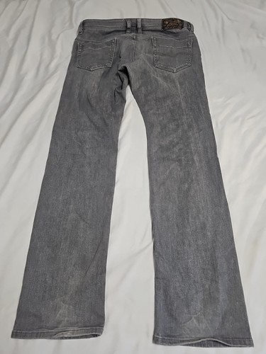 Pantalones de mezclilla Diesel Industry Safado ajustados rectos grises con botones talla 32x32 (Act 36x32) - Imagen 5 de 17