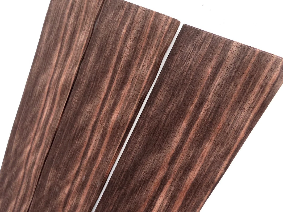 24 hojas AMARA WORMY | Ébano Makassar Ébano | Chapa de madera auténtica | Restauración