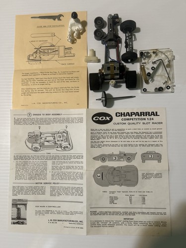 VINTAGE COX CHAPARRAL 1/24 Slot Car - Picture 11 of 17