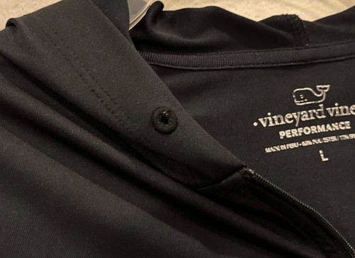 Vineyard Vines Hoodie Mens Large Blue Sankaty Performance Pullover Sweatshirt - Picture 4 of 10
