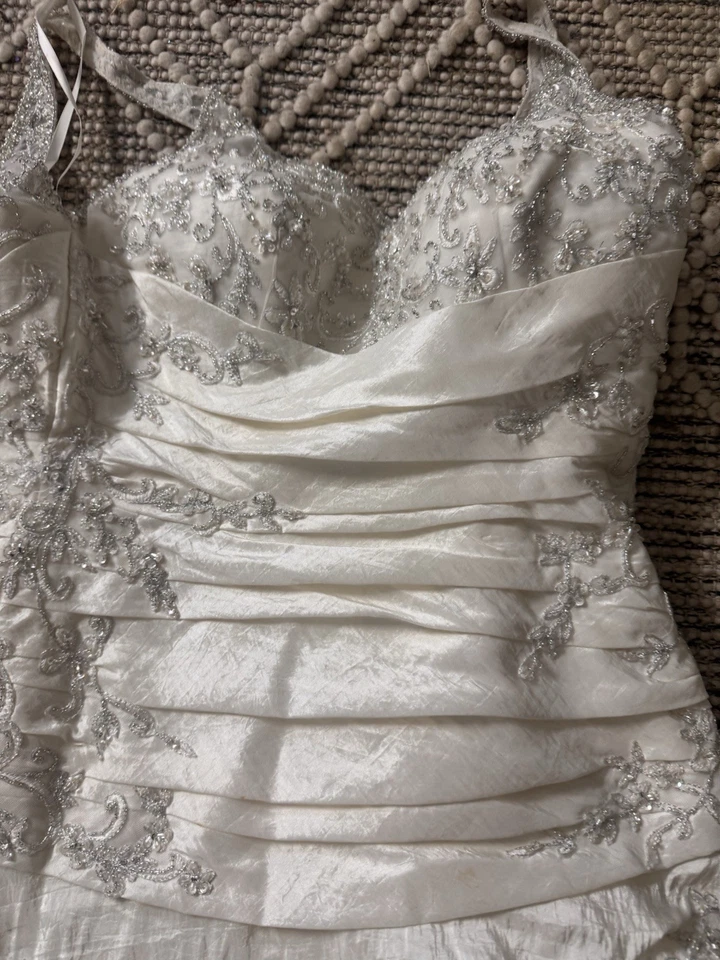 Madeline Mori Lee Wedding Gown  Dress Gown  Strapless Mermaid Gown Couture  4 - Image 4 of 4