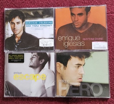 4 x ENRIQUE - do you know + rhythm divine + escape + hero   -  CD s