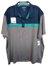 IZOD Golf Polo Shirt Mens XXL Stretch Swingflex 100 Polyester MSRP 55 NWT