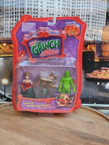Playmates The Grinch Stole Christmas ( Grinch & Martha May Whovier) - Picture 5 of 7