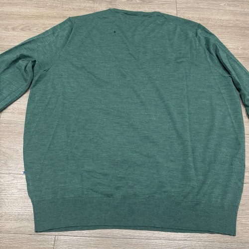 Polo Ralph Lauren Men's Merino Wool v-neck Sweater Size 2XLT Green - Picture 6 of 6