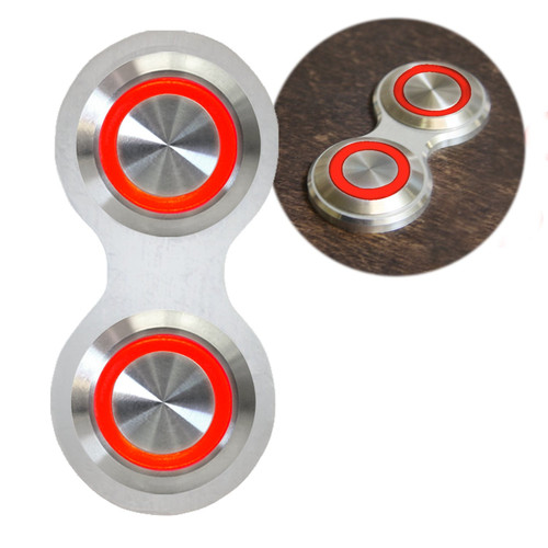 Retro Billet Switch Red LED Light Power Window Door Locks ON/OFF Button Hot Rod - Picture 1 of 3