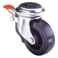 Kingpin Swivel Caster, Nyln, 4 In., 495 Lb.,  Bs4 100 Ny14 L