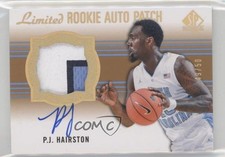 2014-15 SP Authentic Limited Future Watch /50 PJ Hairston #82 Rookie Auto RC