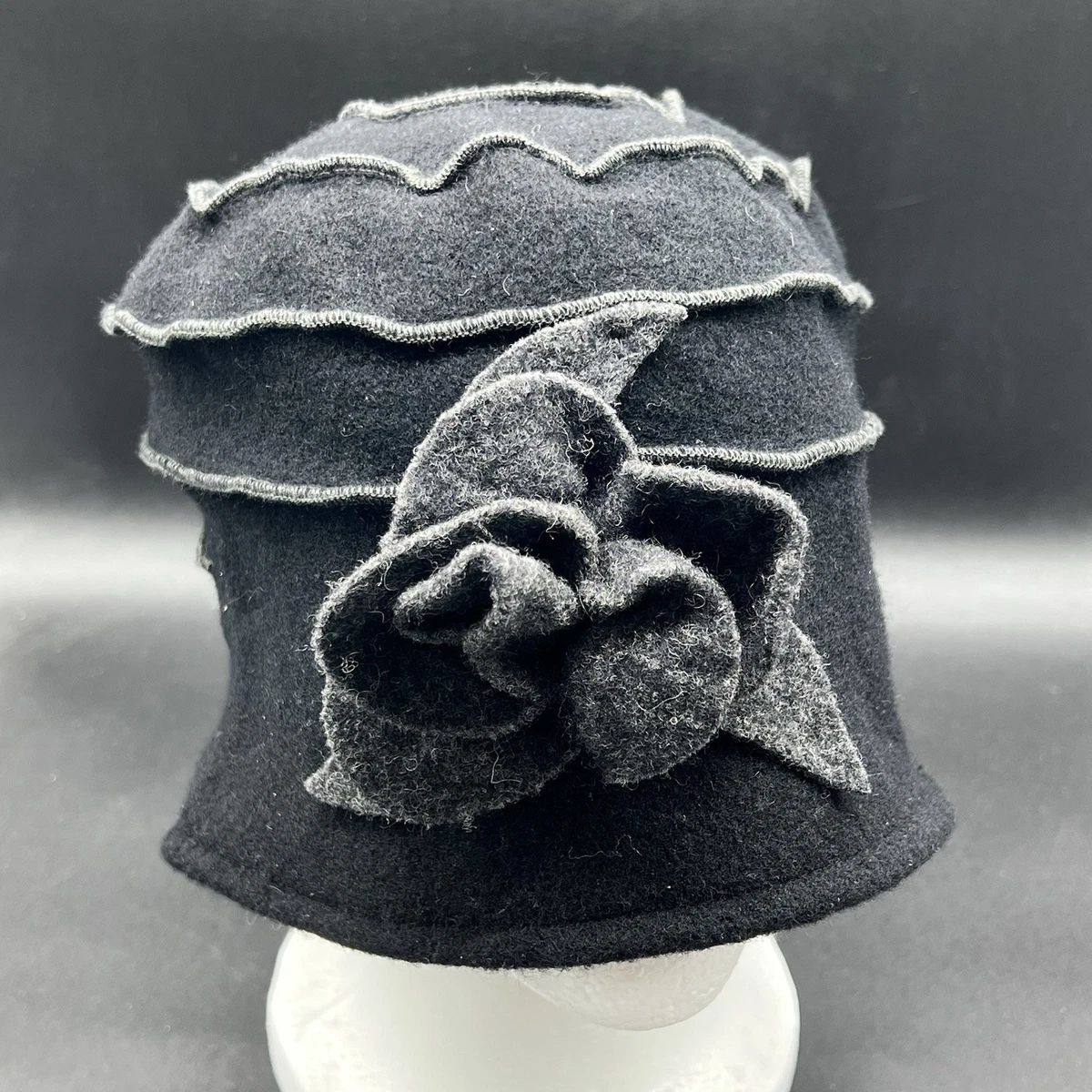 Cloche Gray Vintage Hats for Women for sale | eBay display picture 3