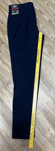 J.Ferrar - Men's Stretch Fabric Slim Fit Flat Front Suit Pants 34x34 Navy Stripe - Picture 8 of 8