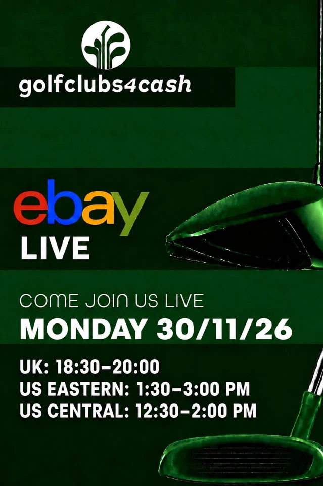 Golfclubs4cash Ebay Live! Europe's Largest Used Golf Selection. £1 Starts⛳