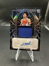 2024-25 Panini Obsidian Jared Mccain Rookie RC Jersey Patch Auto RPA /125