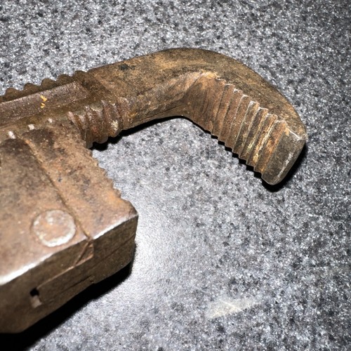 Vintage TRIMO 10" Trimont Mfg. Co. Adjustable Pipe Monkey Wrench - Picture 11 of 12