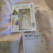 McCalls M7267 Fashion Barbie Doll Clothes Patterns for 11 1/2" Doll