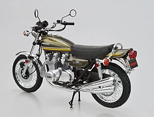 Aoshima 1/12 The Bike Series No.31 Kawasaki Z1A 900 SUPER4 1974 Plastikmodell - Bild 4 von 4