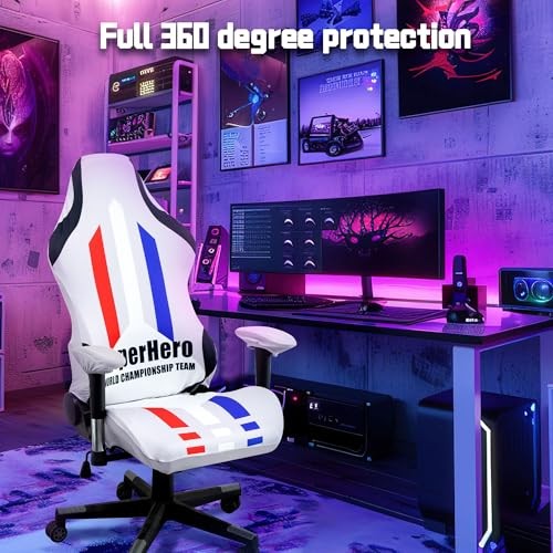 Gaming Chair Covers,Stretchable Computer Chair Cover,Ergonomic Office Chair - Imagen 7 de 7
