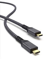 16.5FT Thunderbolt 4 Cable 20Gbps Data Sync 100W Charge 4K 60Hz 4/3 USB4