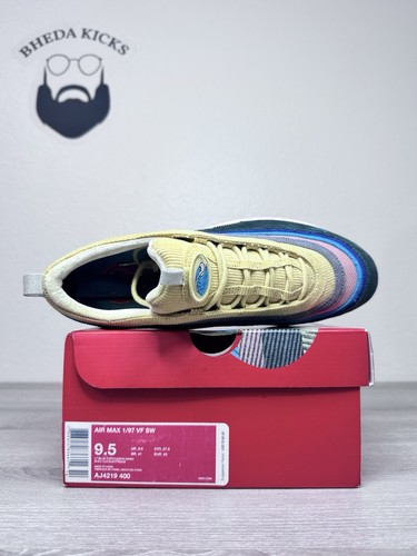 Size 9.5 - Nike Air Max 1/97 Sean Wotherspoon Men’s Preowned AJ4219-400 - Picture 10 of 11