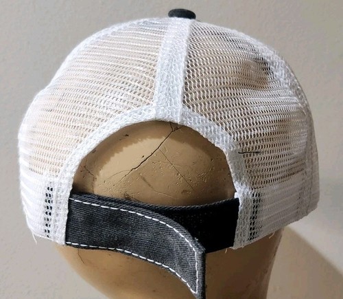 Led Zeppelin Trucker Hats Distressed Cap Black & White Mesh Led Zeppelin Hat  - Picture 15 of 17