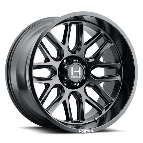 20x10 Hostile H120 Vulcan Asphalt (Matte Black) Wheel 6x5.5 (-19mm) - Bild 1 von 5