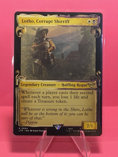 Lotho, Corrupt Shirriff (Showcase Scrolls) Universes Beyond: the Lord of the... - Picture 1 of 2